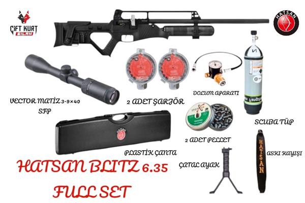 Hatsan Blitz 6.35 PCP Full Set - 3-9x40 Dürbünlü Set (KAMPANYALI)